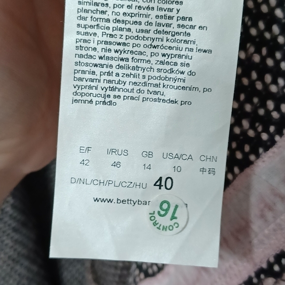 Betty Barclay open front long knit cardigan sweater - Picture 8 of 10